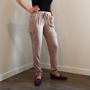 Tan jogger pants